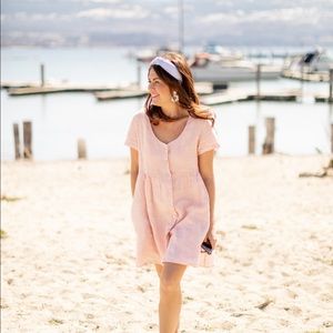 Jillian Harris x Priv Linen Hampton Dress